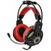 Gaming headset Lester black+red, cable 2.2 m