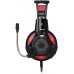 Gaming headset Lester black+red, cable 2.2 m