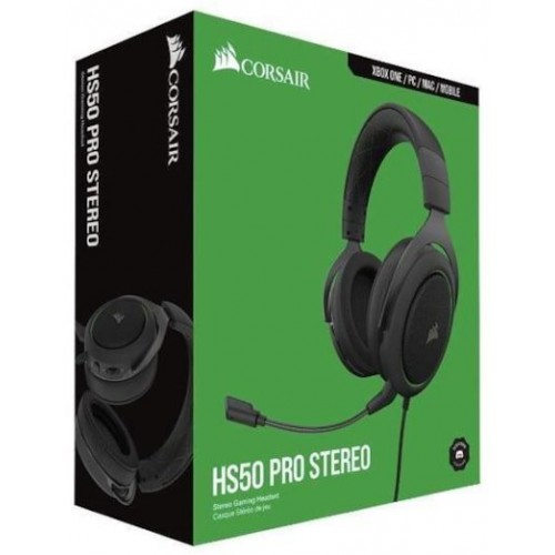 Corsair HS50 Pro Stereo 3.5mm Gaming Headphone Green CA 9011216