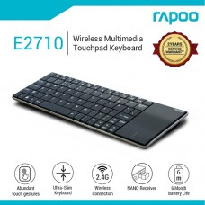 Rapoo E2710  Multimedia Wireless Touch Pad Keyboard