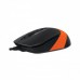 A4tech FM10 Fstyler Wired Optical Mouse Black-Orange