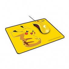 Razer DeathAdder Essential Mouse + Razer Goliathus Speed Pikachu Limited Edition Mat Combo